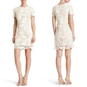 Dress the Population Anna Lace Champagne Dress NWT